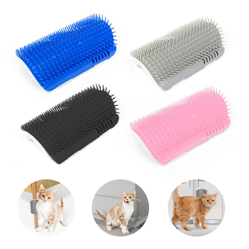 Corner Cat Scratcher Massage Brush Board
