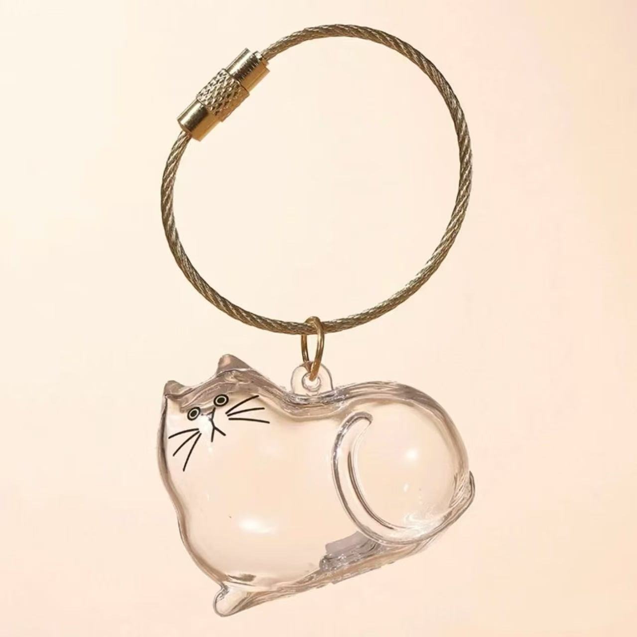 Transparent Cute Cat Car Hanging Ornament
