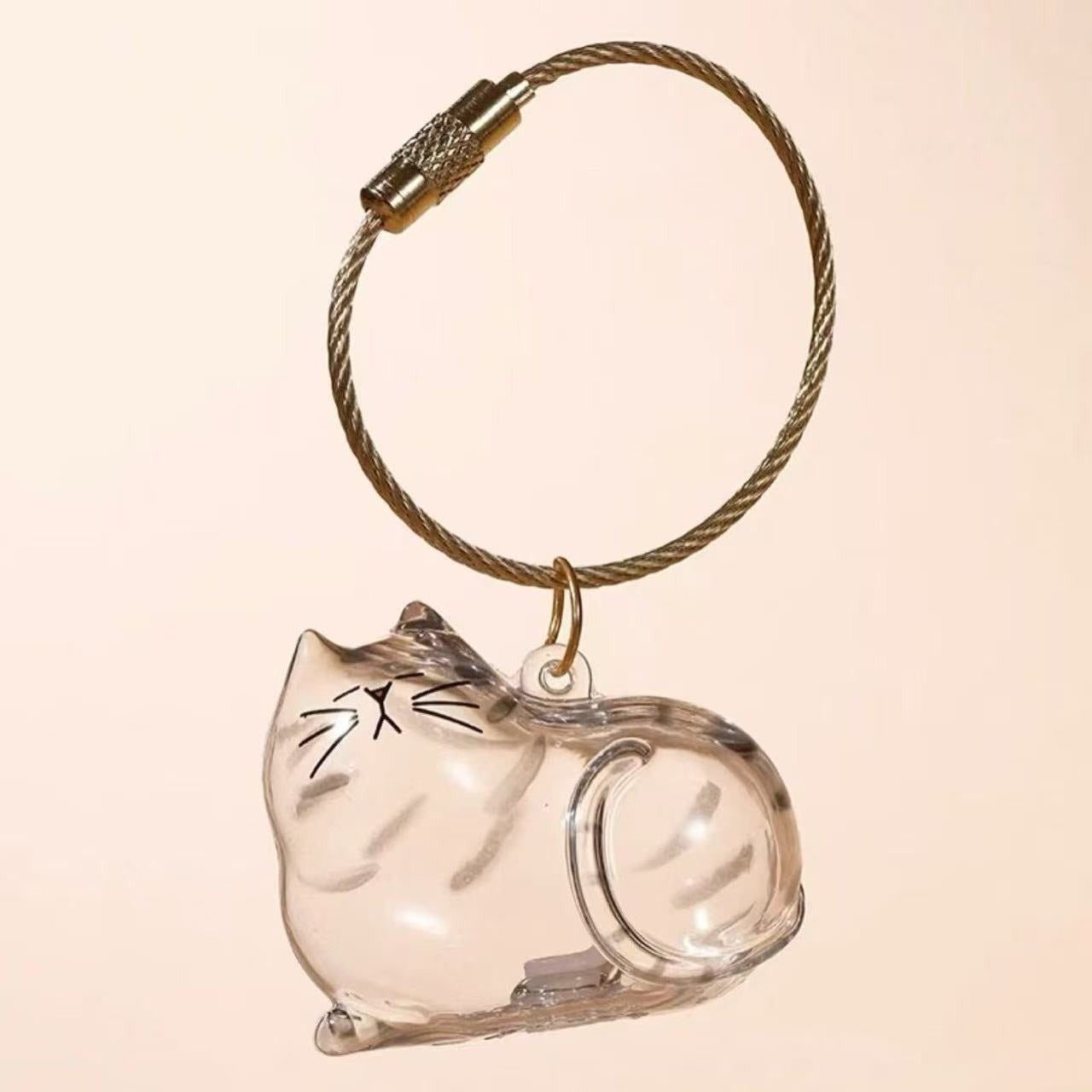 Transparent Cute Cat Car Hanging Ornament