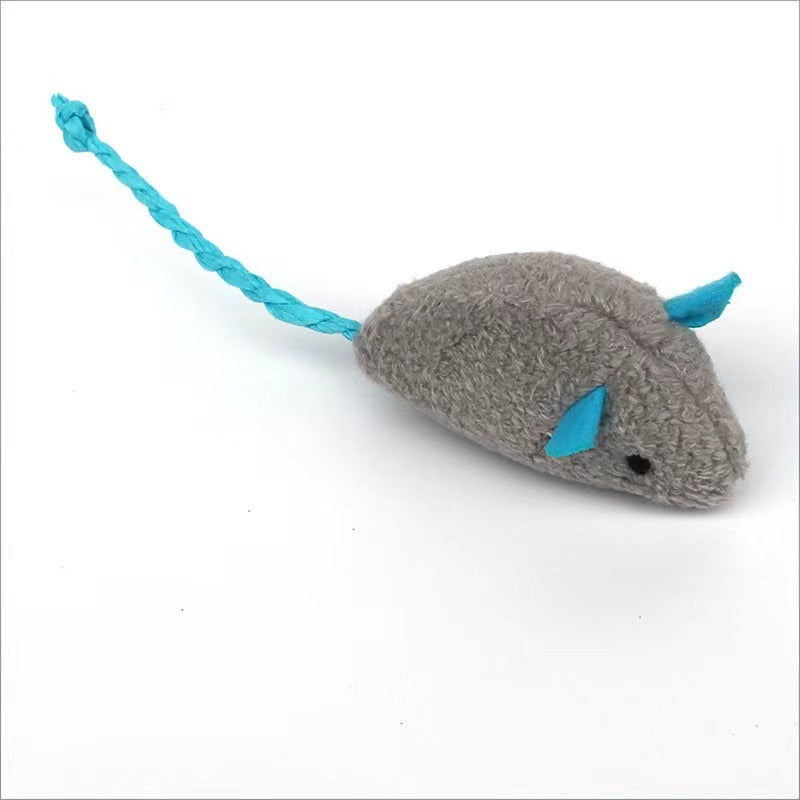 Plush Catnip Mouse Toy — Soft Stuffed Cat Toy