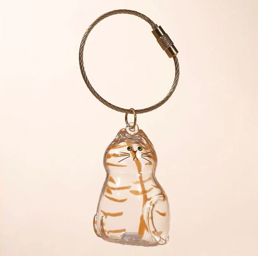 Transparent Cute Cat Car Hanging Ornament