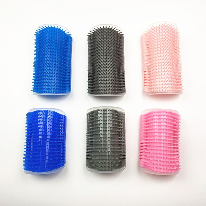 Corner Cat Scratcher Massage Brush Board