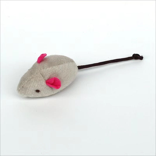 Plush Catnip Mouse Toy — Soft Stuffed Cat Toy